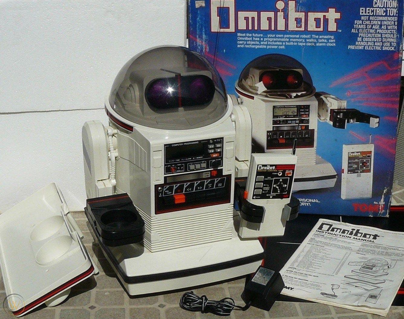 The Omnibot is programmable toy robot, originally manufactured by