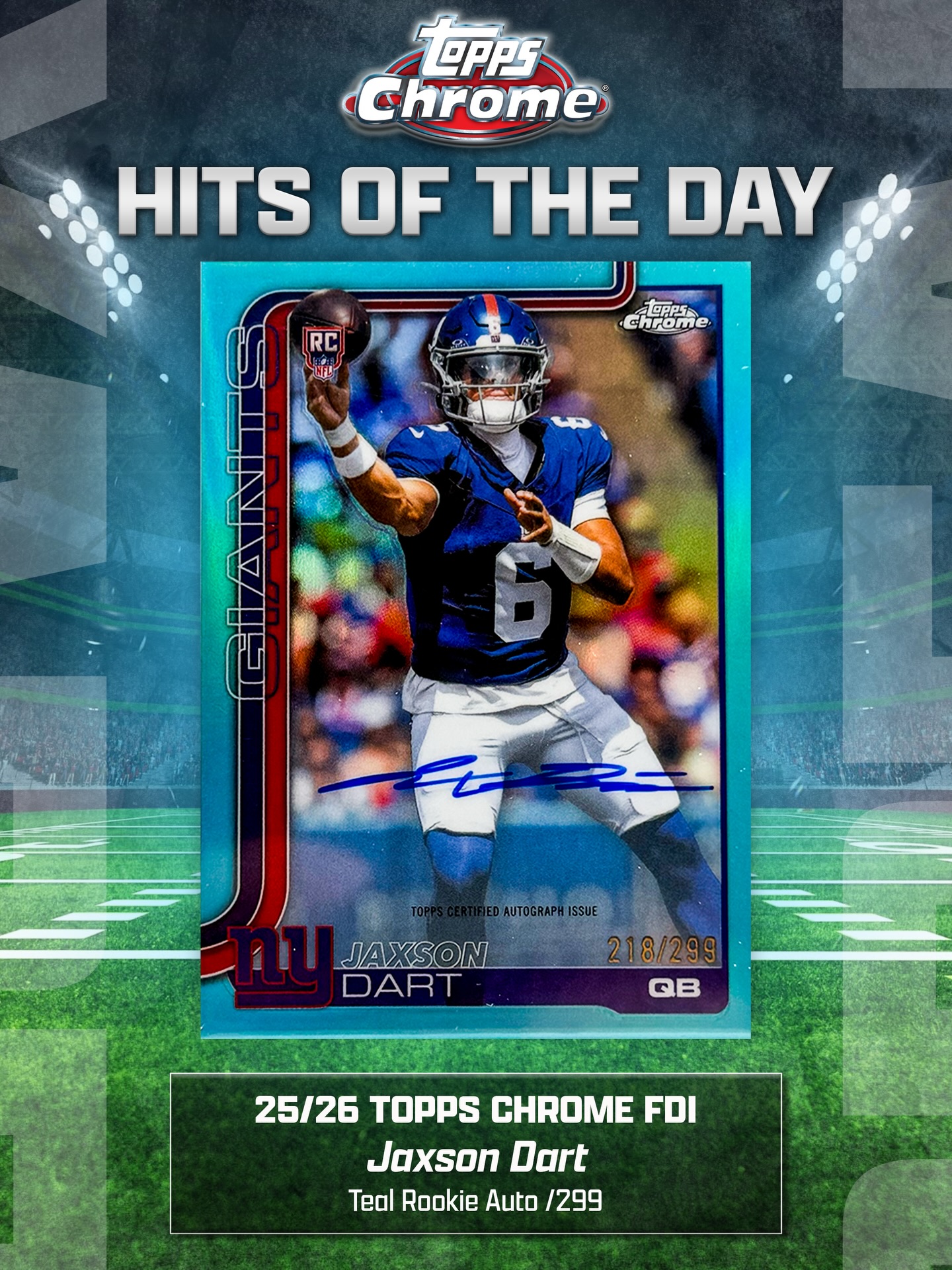 Bow before the king 👑 @topps chrome football is KING OF THE HOBBY