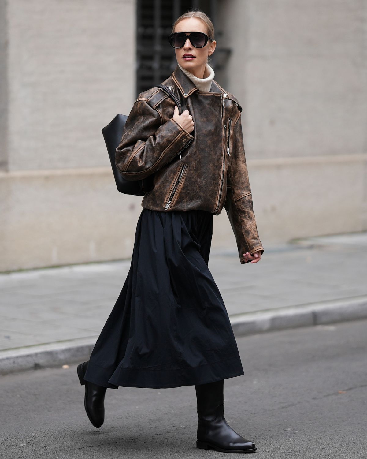 Here's our guide to styling flat knee-high boots, with seven sleek outfits that prove why we all need a pair now