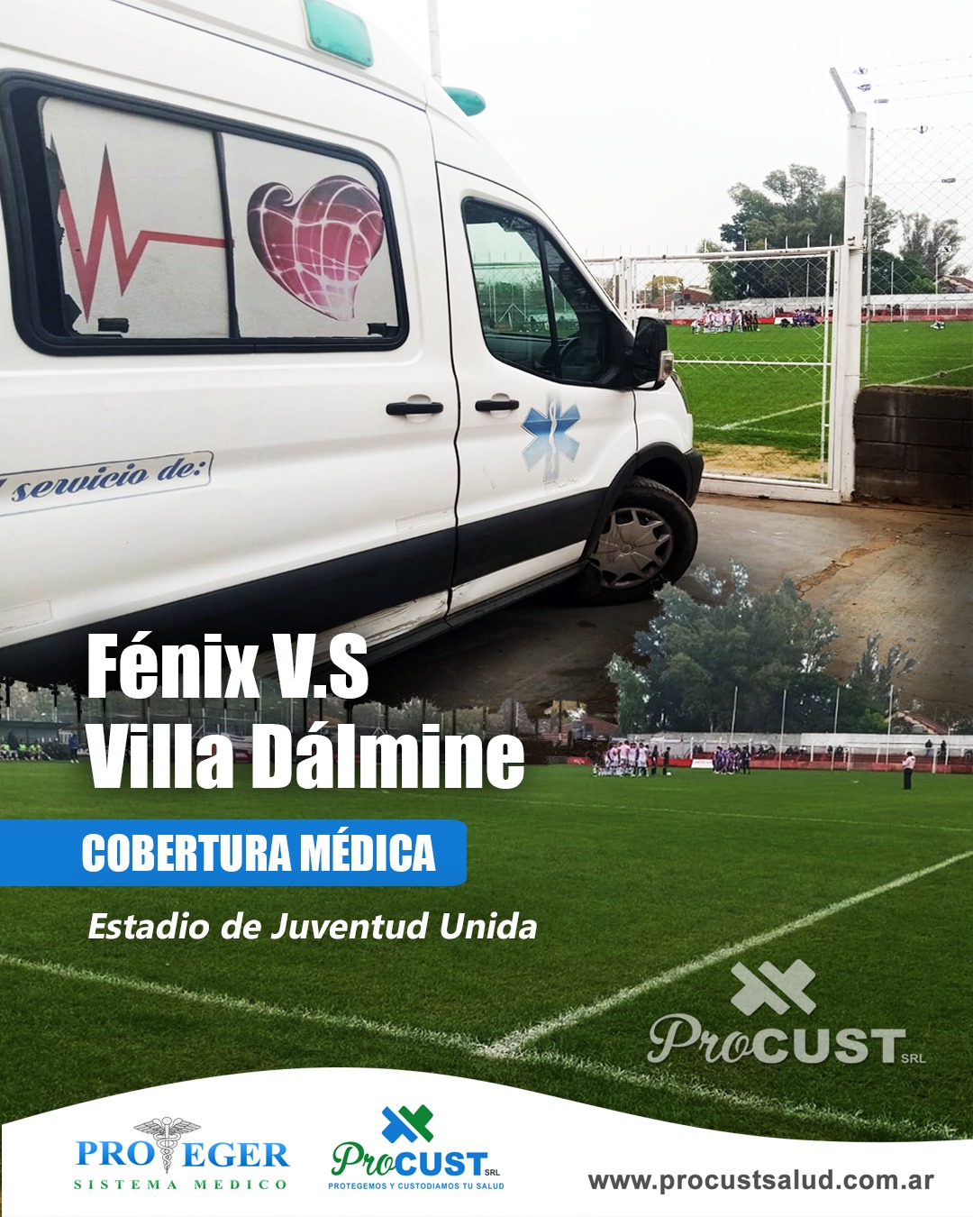 Pro-eger - ⚽️ ¡Cobertura médica de Procust SRL en el partido Fénix V.S ...