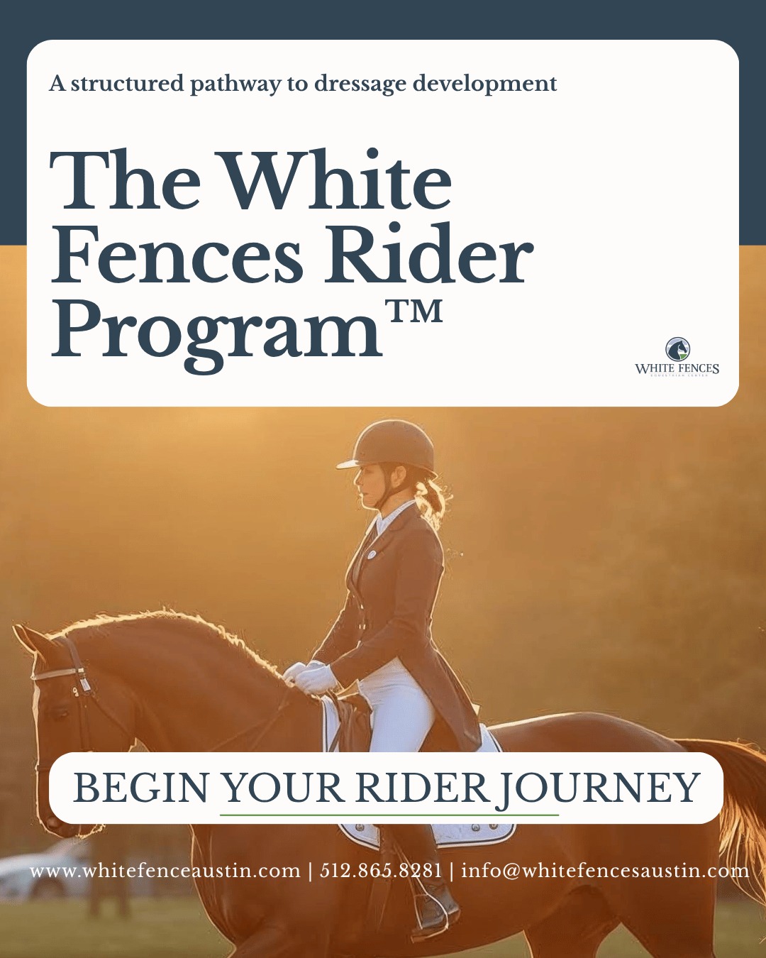 White - The White Fences Rider Program™ is here, a purpose-driven ...