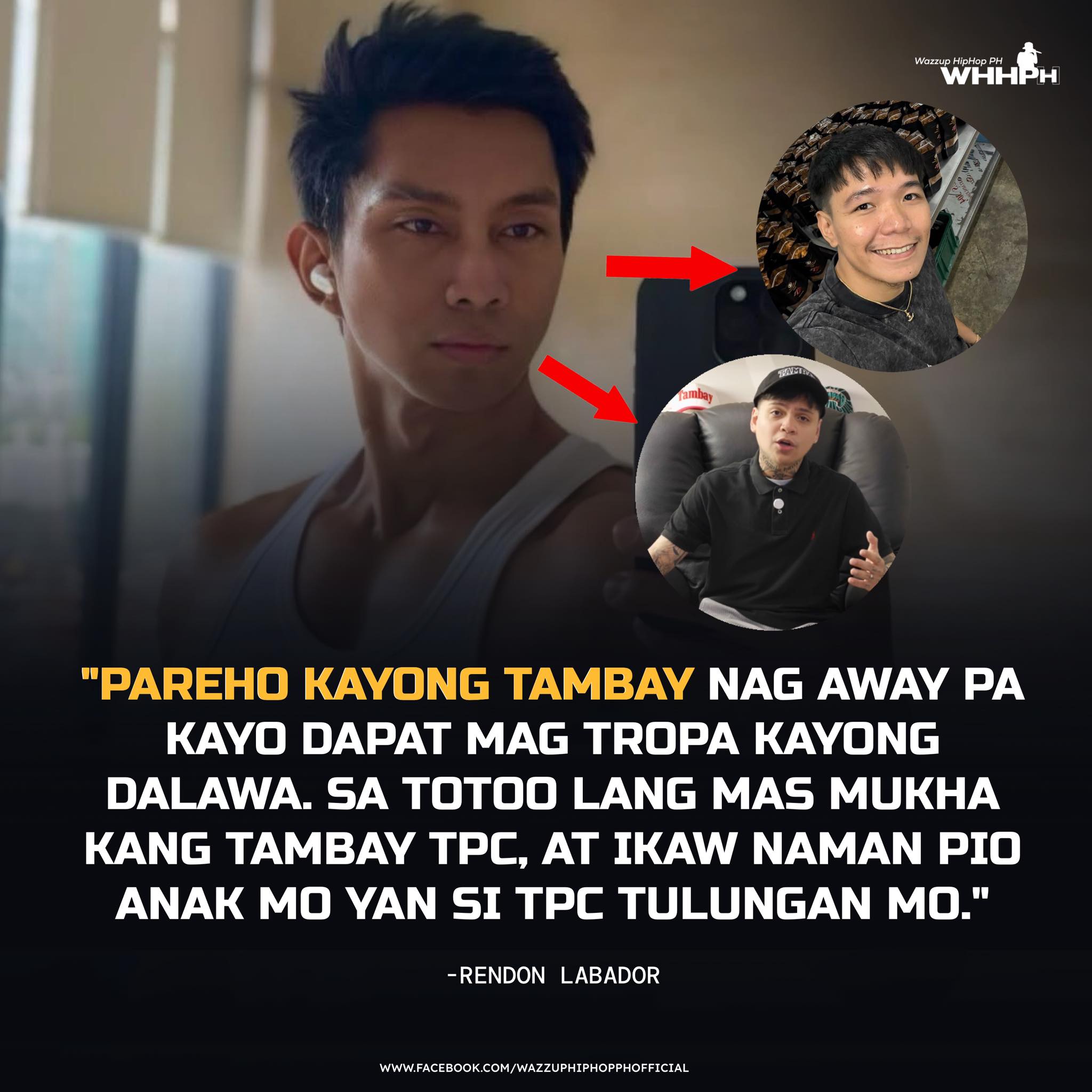 Wazzup - Rendon Labador nag post patungkol sa dalawang influencer na si ...