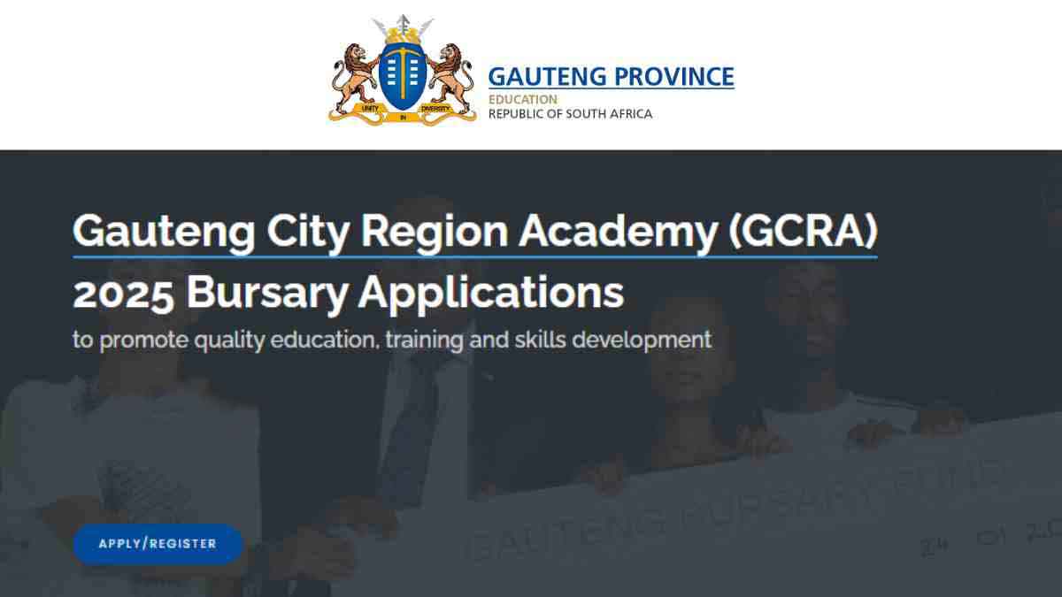 Careers - Gauteng City Region Academy GCRA 2026 Bursary The top ...