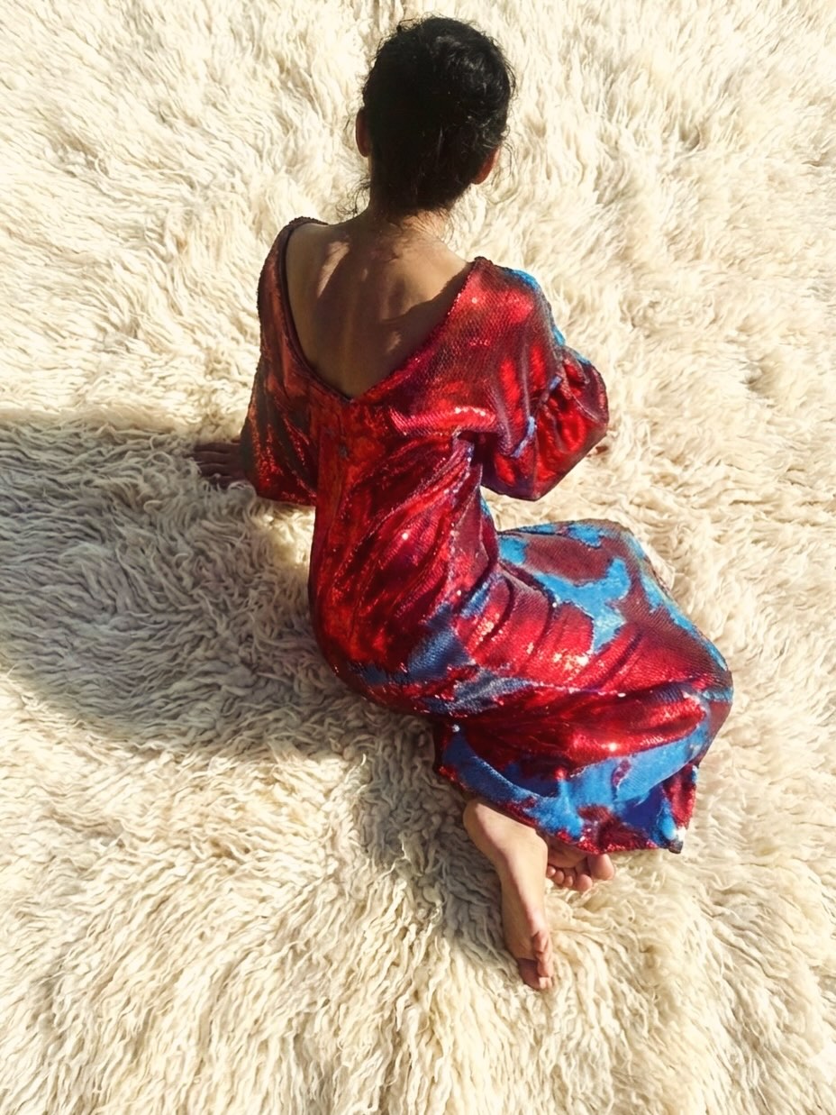 fire sequin dress 16ARLINGTON