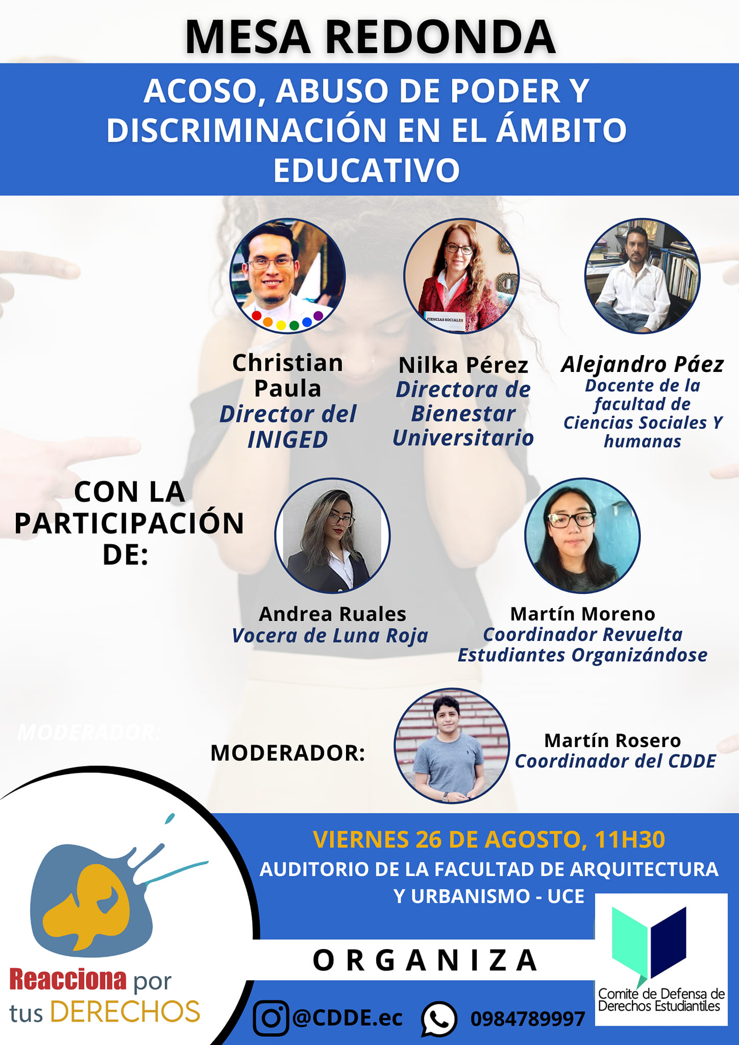 Invitamos... - Comité Defensa de Derechos Estudiantiles CDDE