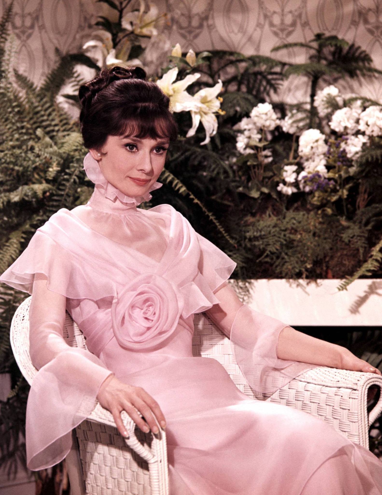 my fair lady dress Floral printed woven dress Audrey Hepburn, My Fair Lady