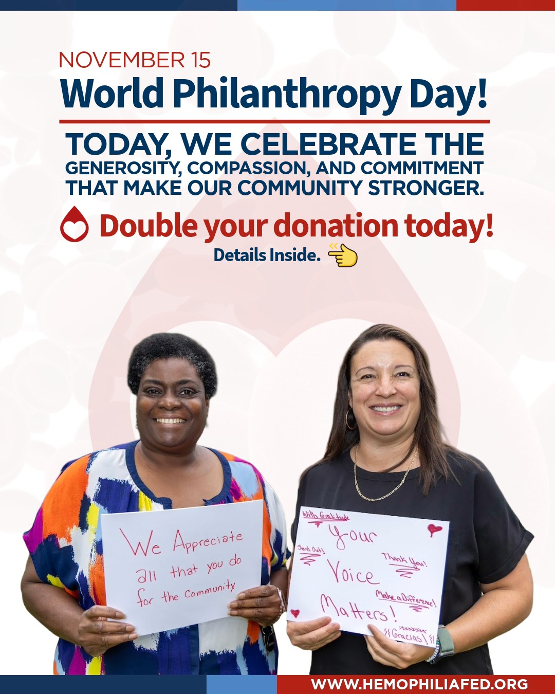 Hemophilia - 🌍 Happy World Philanthropy Day! Today, we celebrate the ...