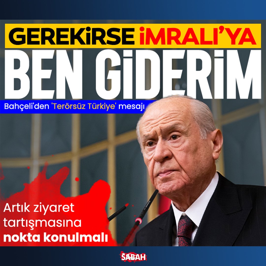 Sabah - MHP Genel Başkanı Devlet Bahçeli partisinin grup... | Facebook