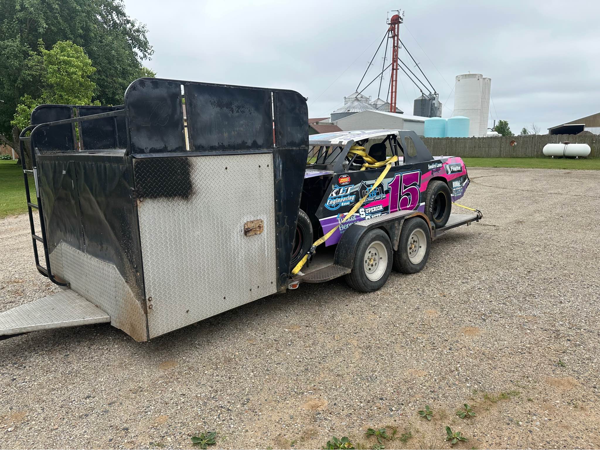 Michigan DIRT Racecars & Parts | 2018 Race car trailer Low profile race ...