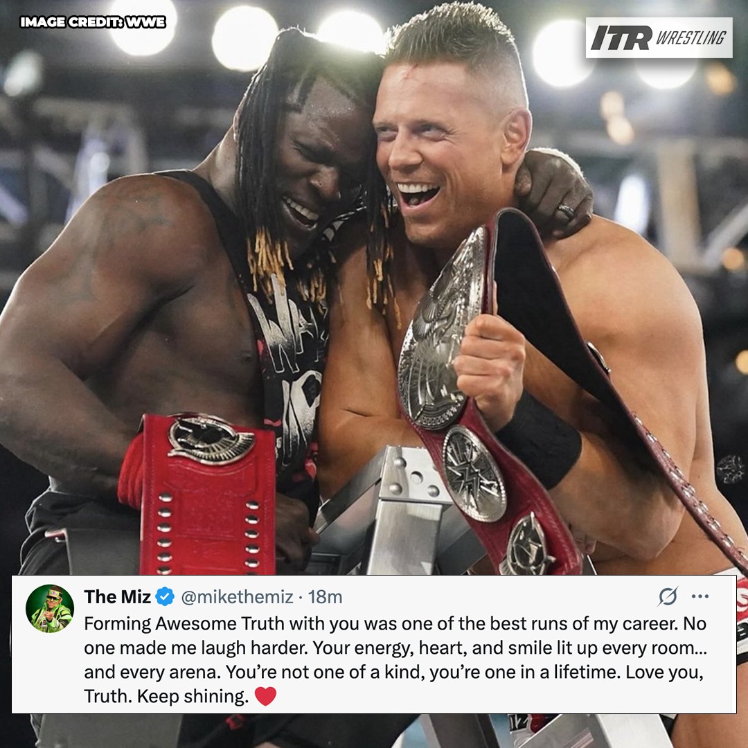 ITR - The Miz is the latest star to pay tribute to R-Truth, we've never ...