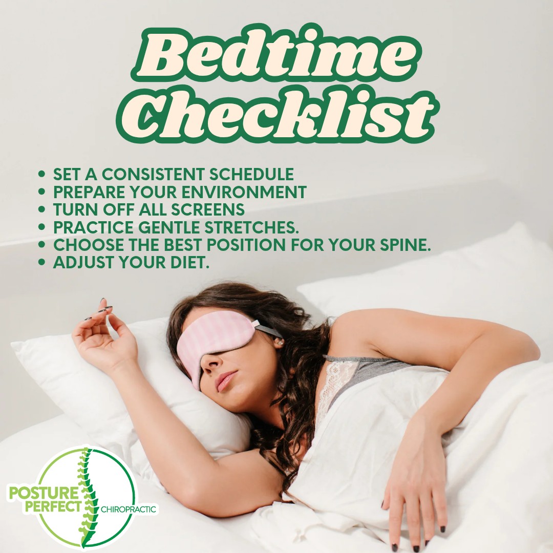 Posture - Your bedtime routine matters more than you think. 🛏️ Follow ...