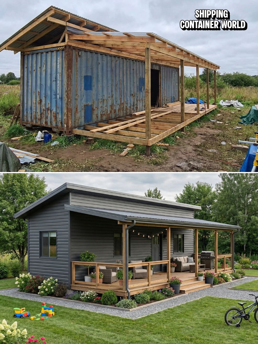 Shipping - The "Porch Paradise" Hack: Doubling Space Without Doubling ...