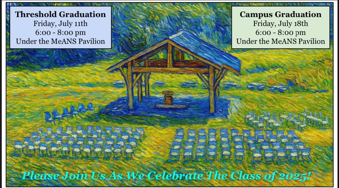 Maine - Tonight!! Threshold graduation is under the pavilion at 6:00 ...