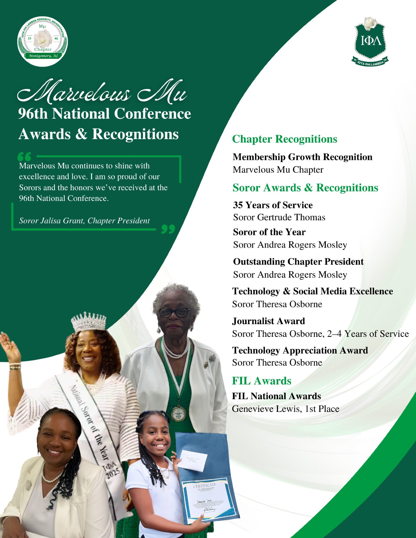 🌟 The Marvelous Mu Chapter... - Iota Phi Lambda - Mu Chapter | Facebook