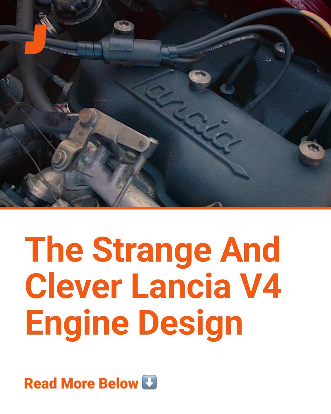 Jalopnik - The strange and clever V4 engine design Lancia developed in ...