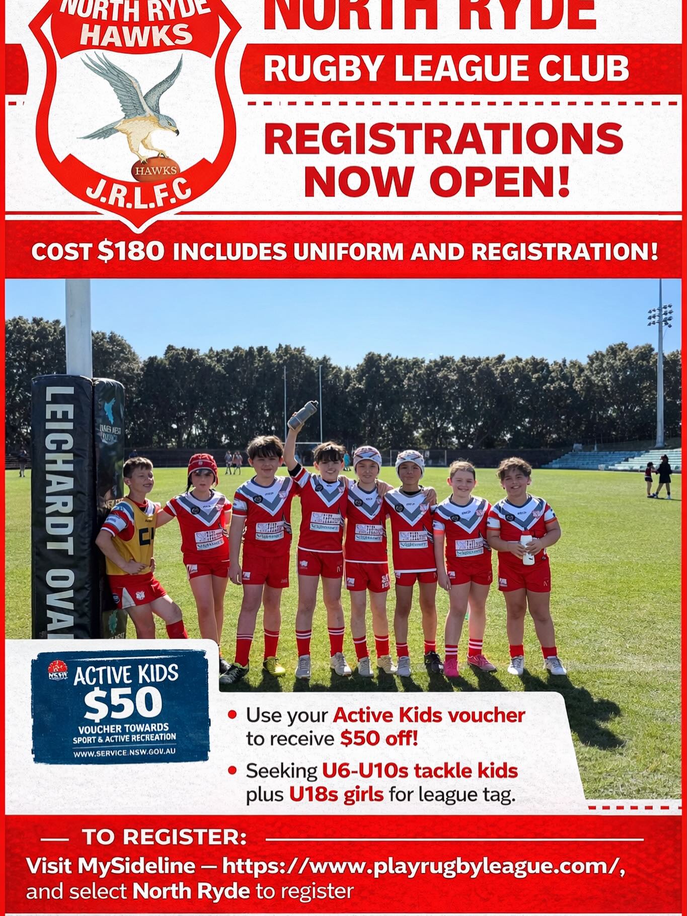 North - 🦅 North Ryde Hawks - Registrations Now Open! 🦅 Registrations ...