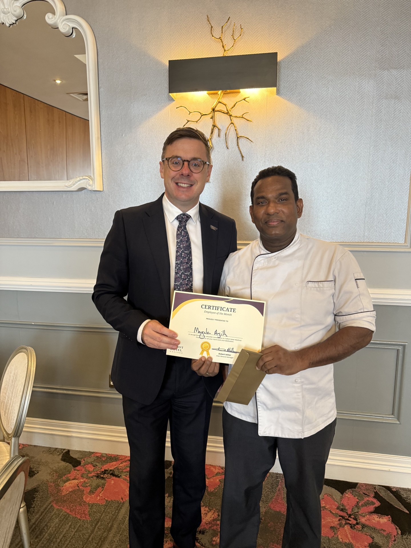 🎉 Employee of the Month – July 🎉... - Talbot Hotel Wexford | Facebook