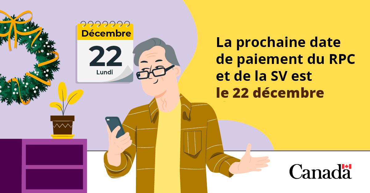 Service - La prochaine date de paiement des prestations du Régime de ...