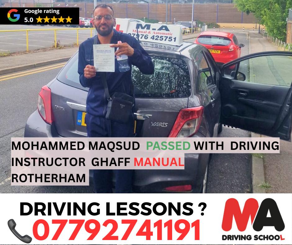 MA Driving School - Manual & Automatic | Rotherham