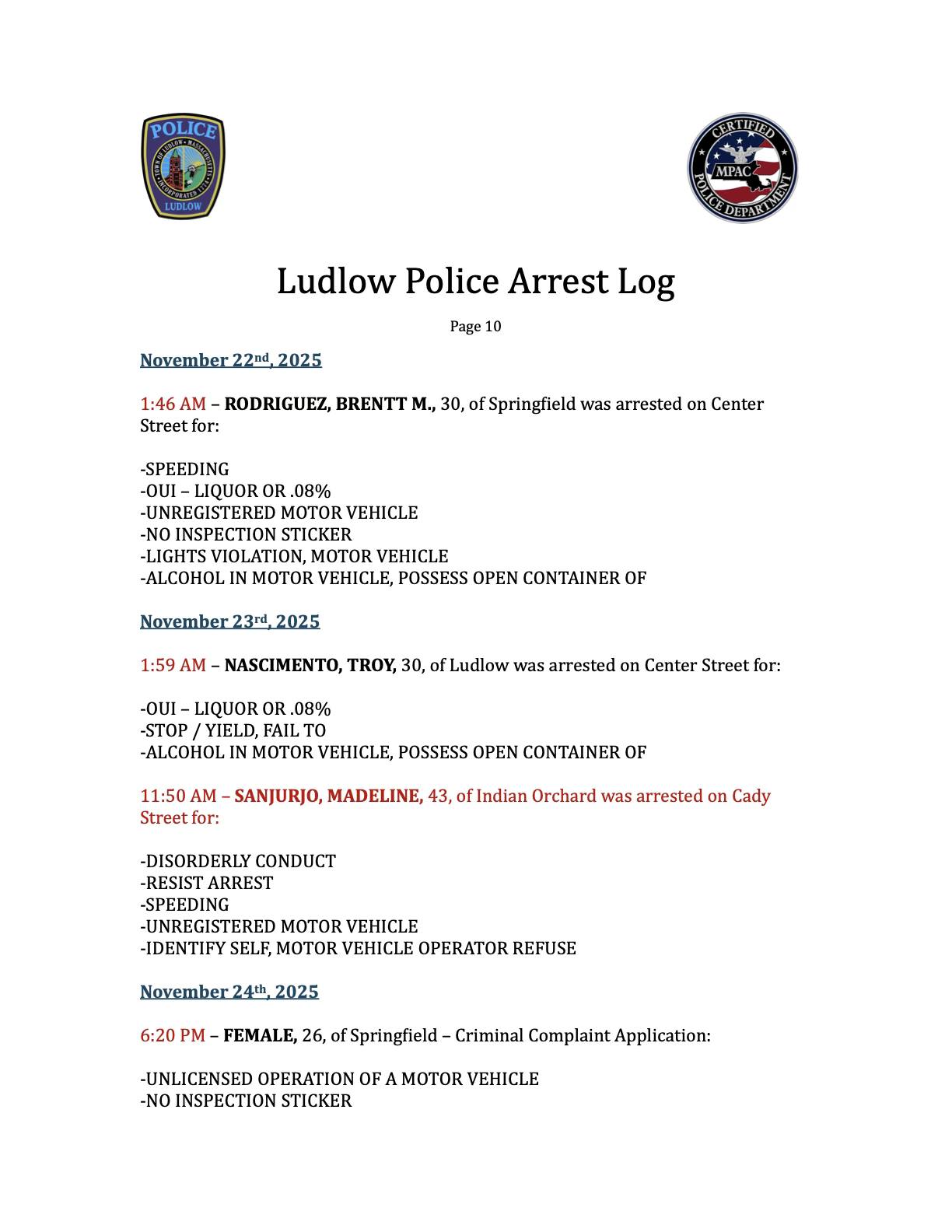 Hidden Washington Police Arrest Logs You May Have Missed