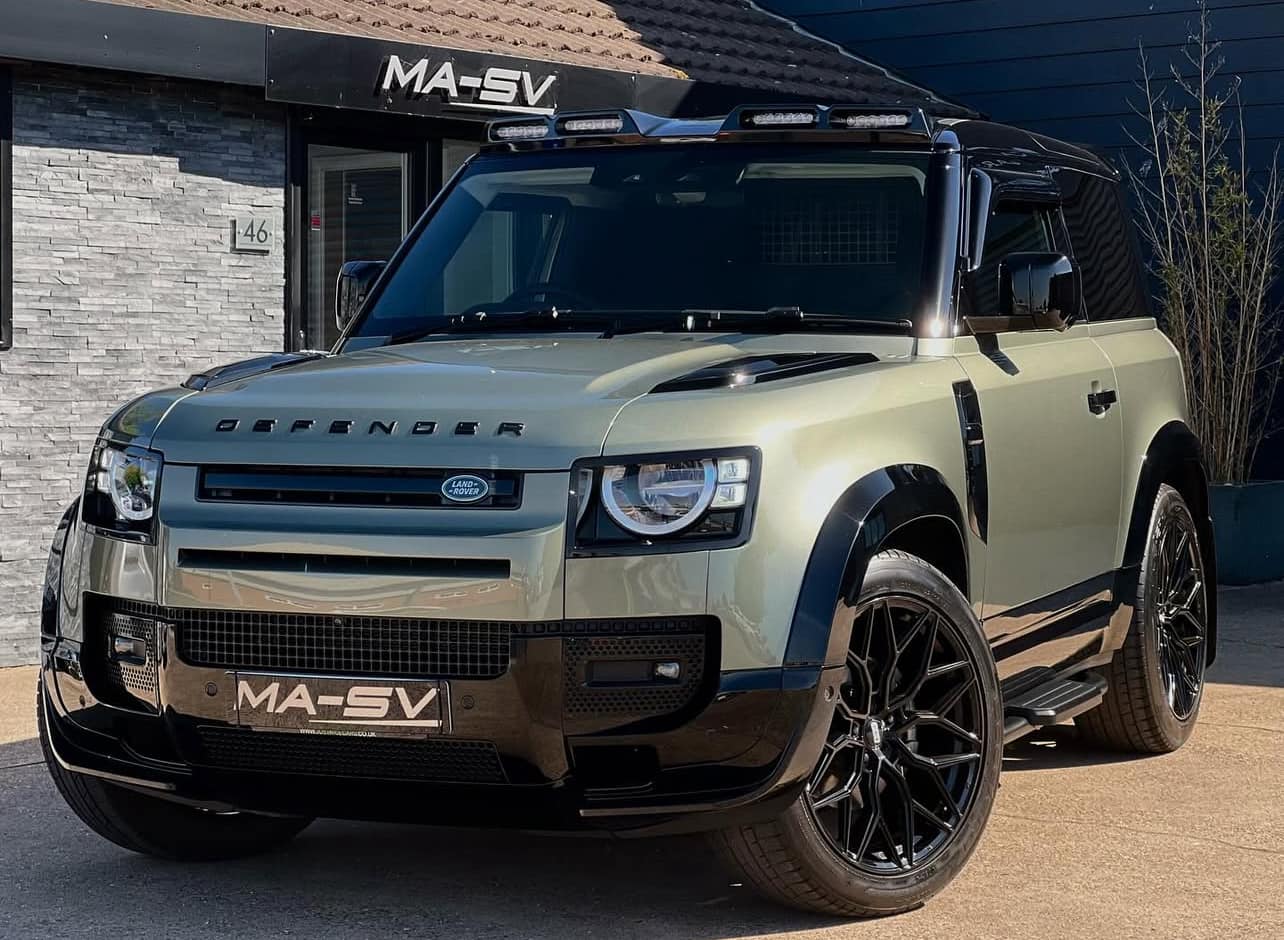 MA-SV - 2024(24) Land Rover Defender 90 Hard Top Commercial, finished ...
