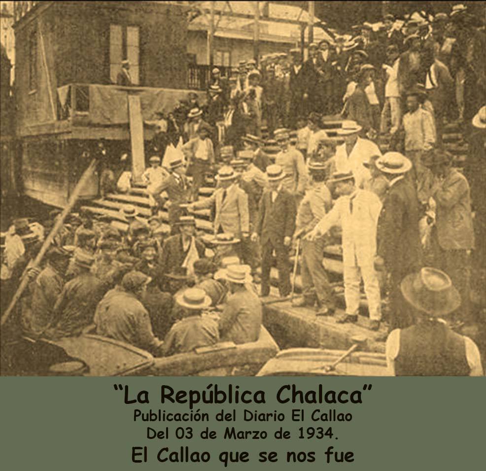 LA REPUBLICA CHALACA (1934) Un... - El Callao que se nos fue | Facebook