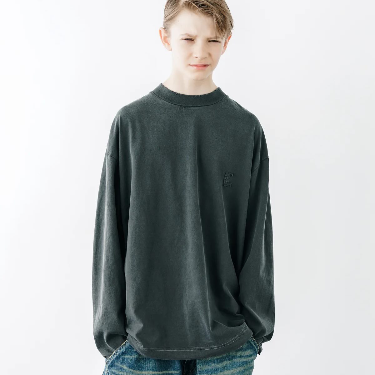 CLESSTE pigment dyed l/s t-shirt with 【公式通販】