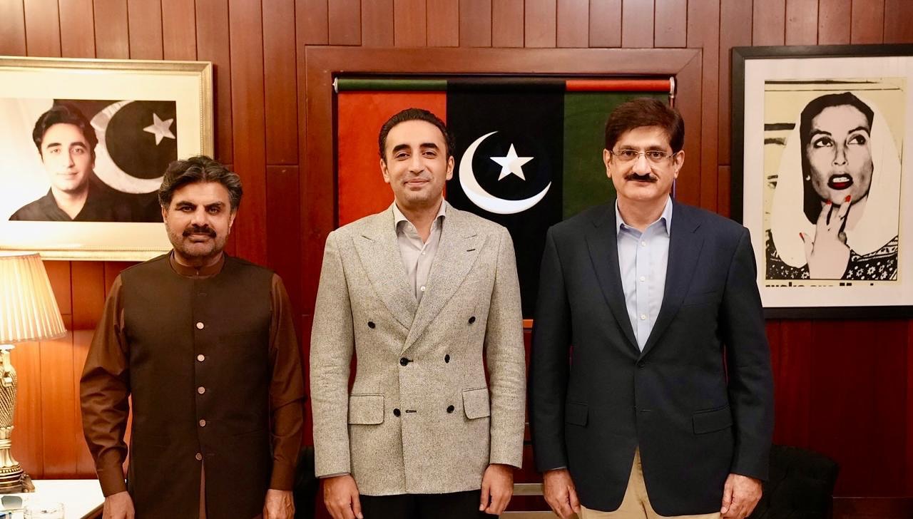 Pakistan - کراچی: پاکستان پیپلزپارٹی کے چیئرمین بلاول بھٹو زرداری سے ...