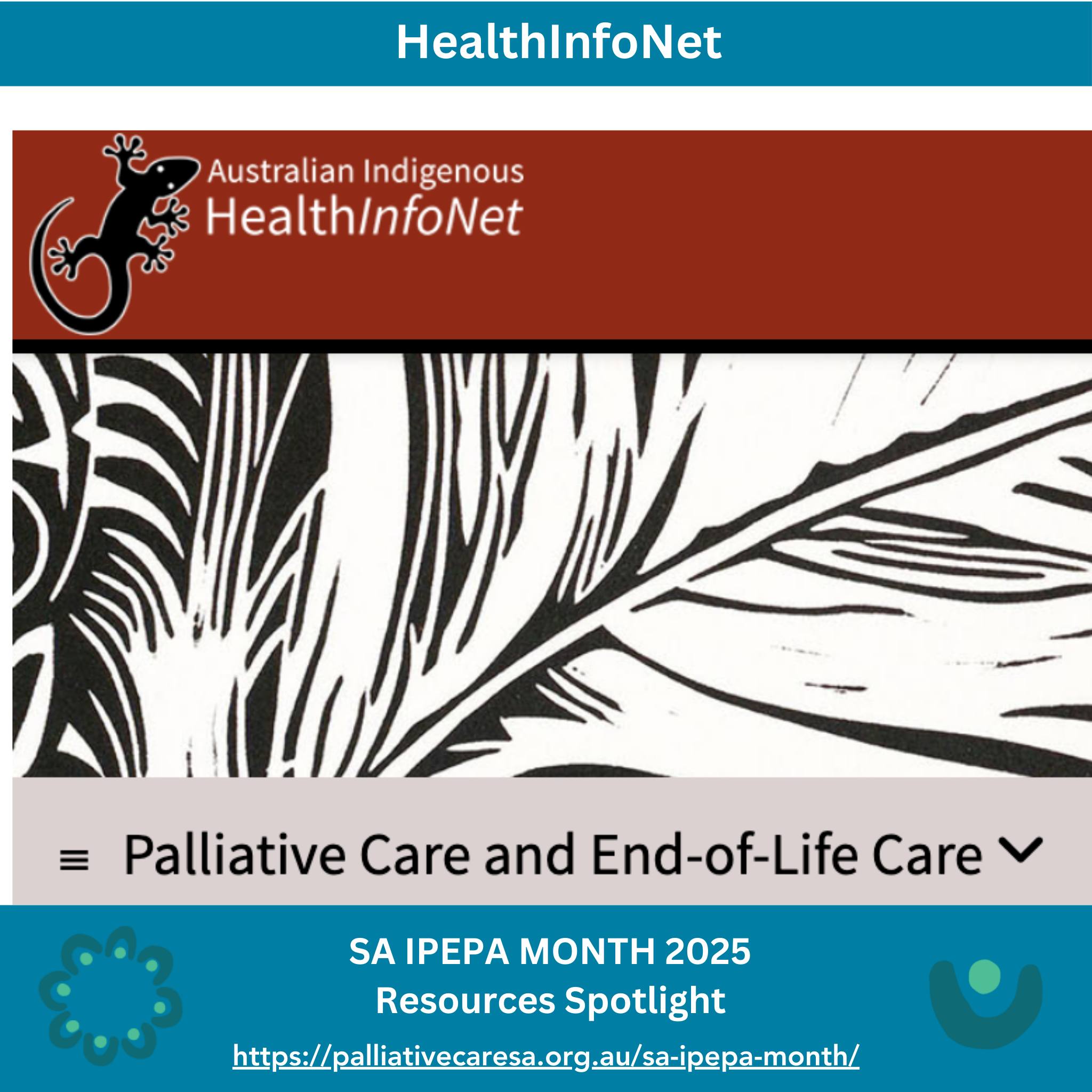 Palliative - SA IPEPA MONTH RESOURCES SPOTLIGHT: HealthInfoNet Did you ...
