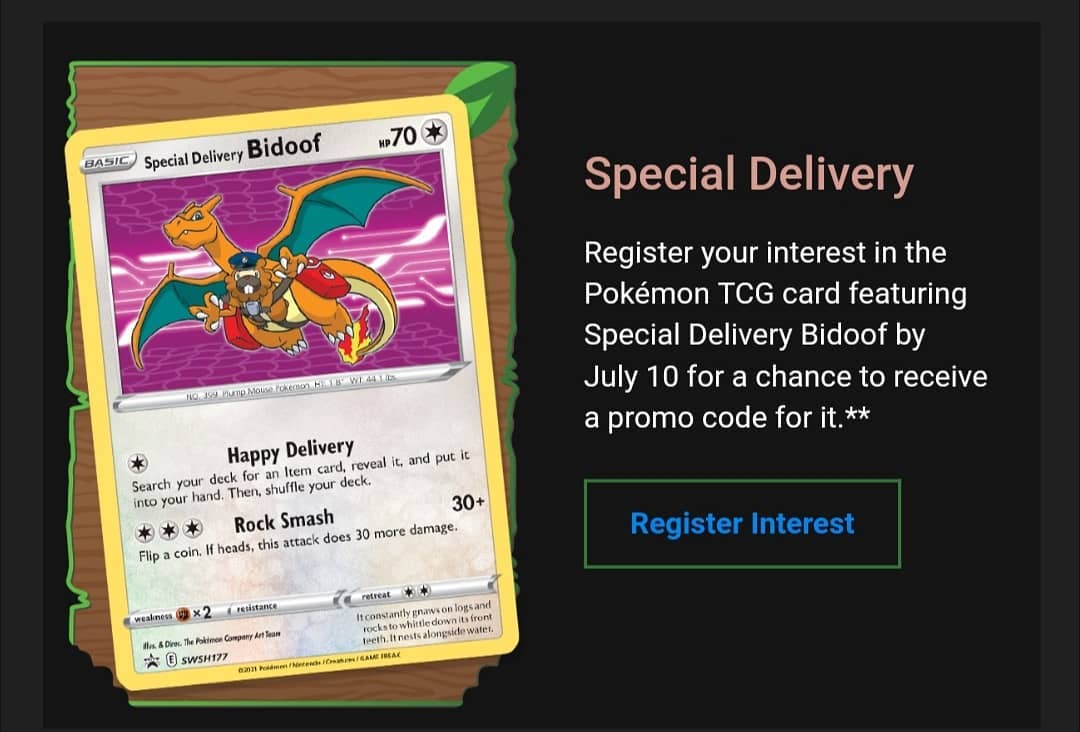 PokeVmax - Special Delivery Charizard with BIdoof #pokemon...