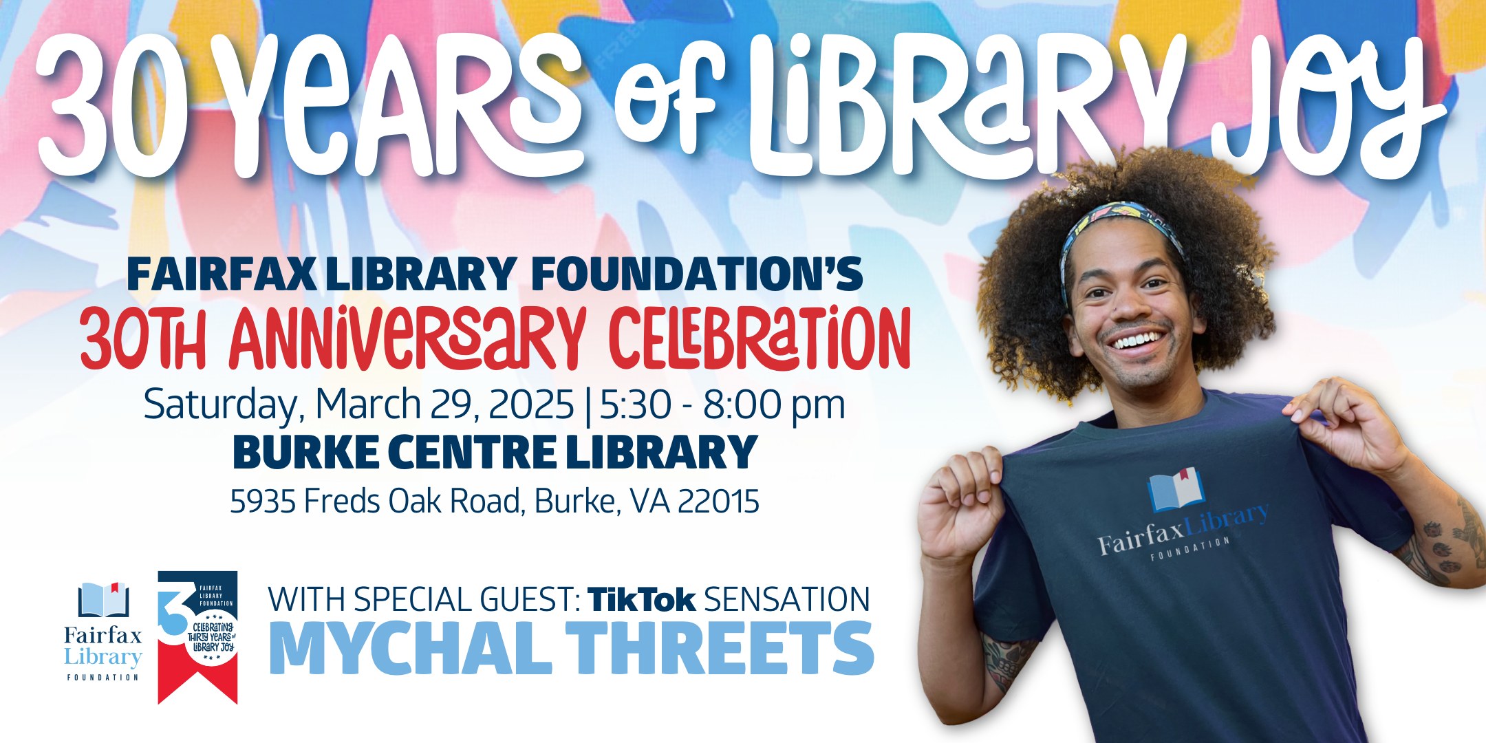 Fairfax Library Foundation’s 30th Anniversary Fundraiser with Mychal ...