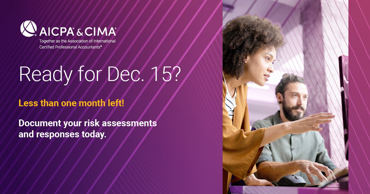 AICPA - The new Quality Management standards take effect Dec. 15, 2025 ...