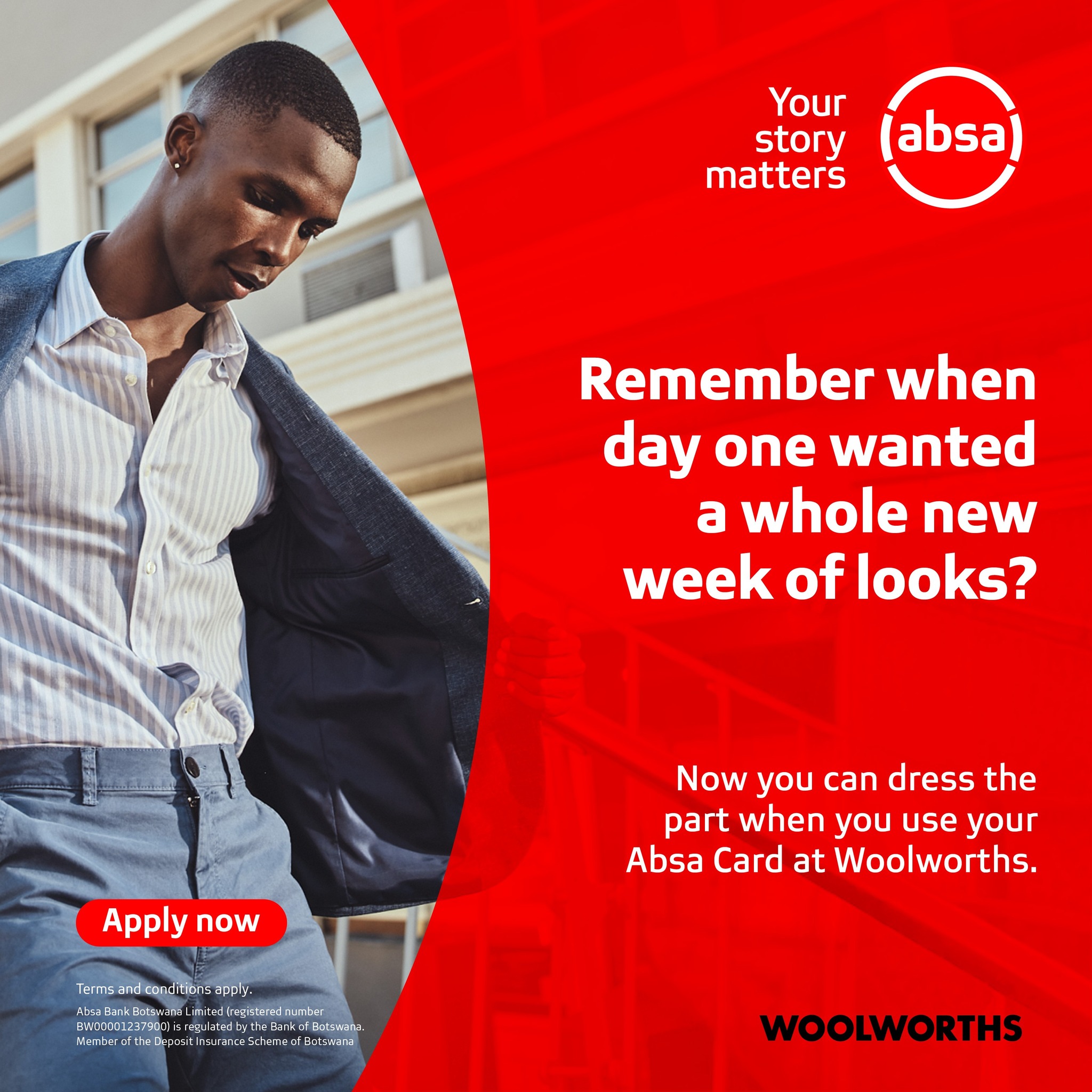 Absa - Plans just escalated? Shop at Woolworths with your Absa credit ...