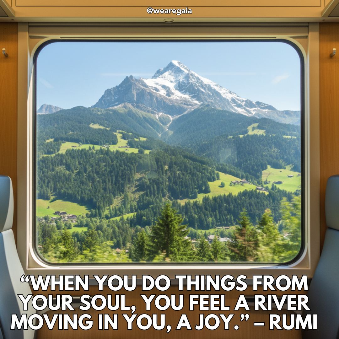 Gaia - 🏔️ What's one thing that makes you feel that river... | Facebook