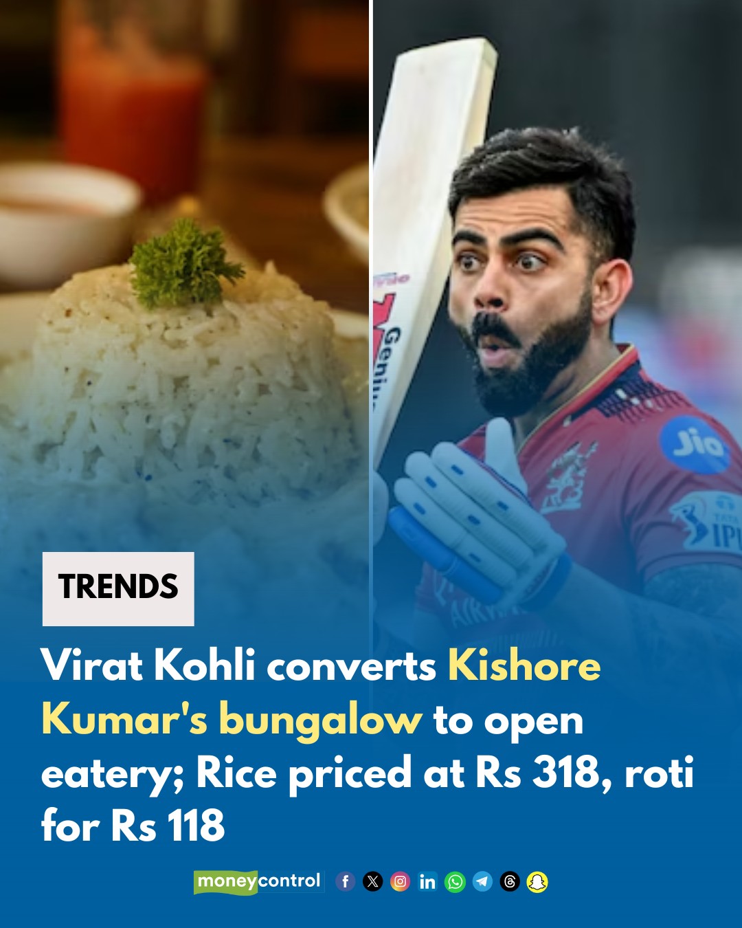 #Trends | Cricket superstar Virat Kohli... - moneycontrol.com | Facebook