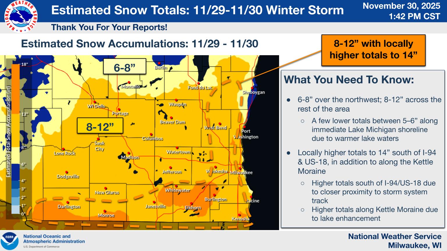 US - Yesterday's winter storm brought the first significant snow of the ...