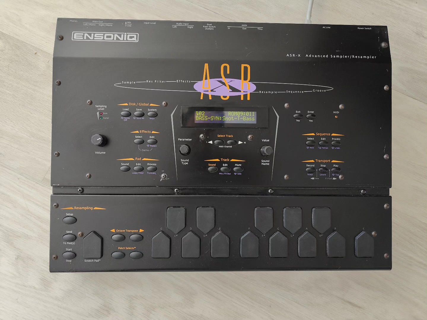 Ensoniq ASR-88 for sale, refurbished with SCSI and maxed memory