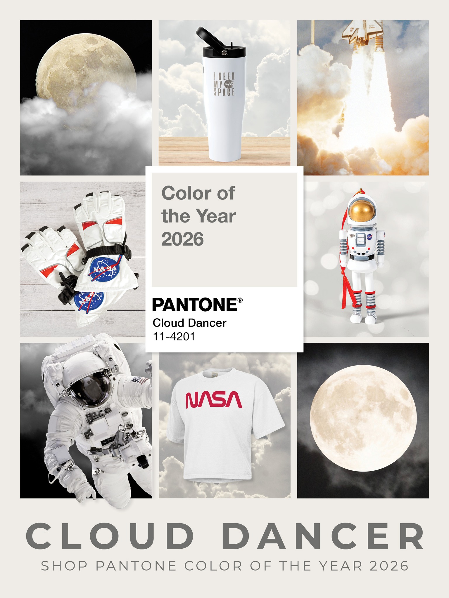 Kennedy - Pantone’s 2026 Color of the Year, ‘Cloud Dancer,’ is ready to ...