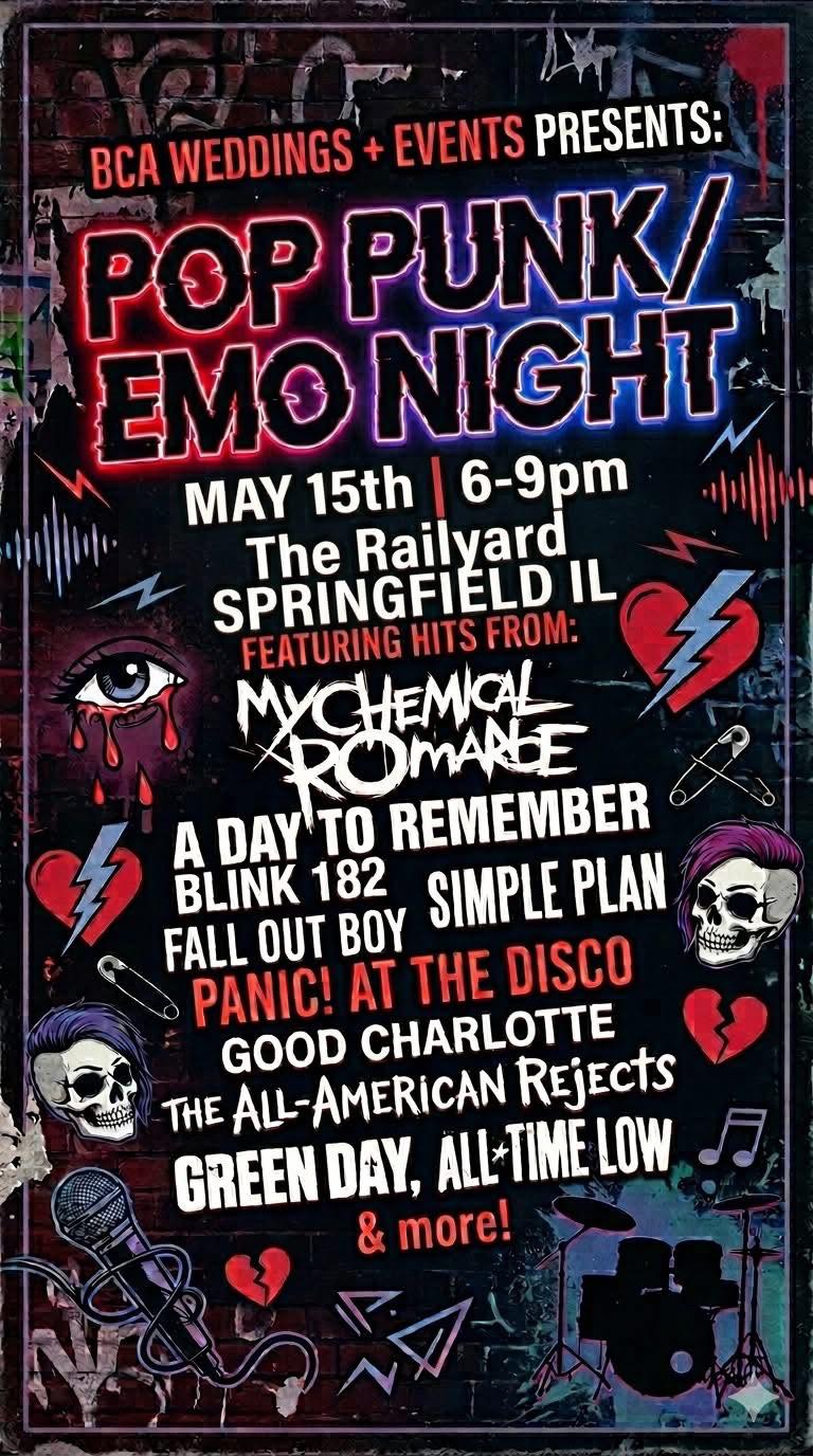 🎸🖤 Pop punk is taking over Nights at the Bay! 🖤🎸 Grab a drink