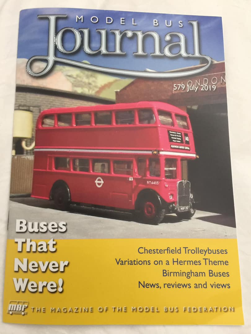 For MBF members, your Journal will... - Model Bus Federation