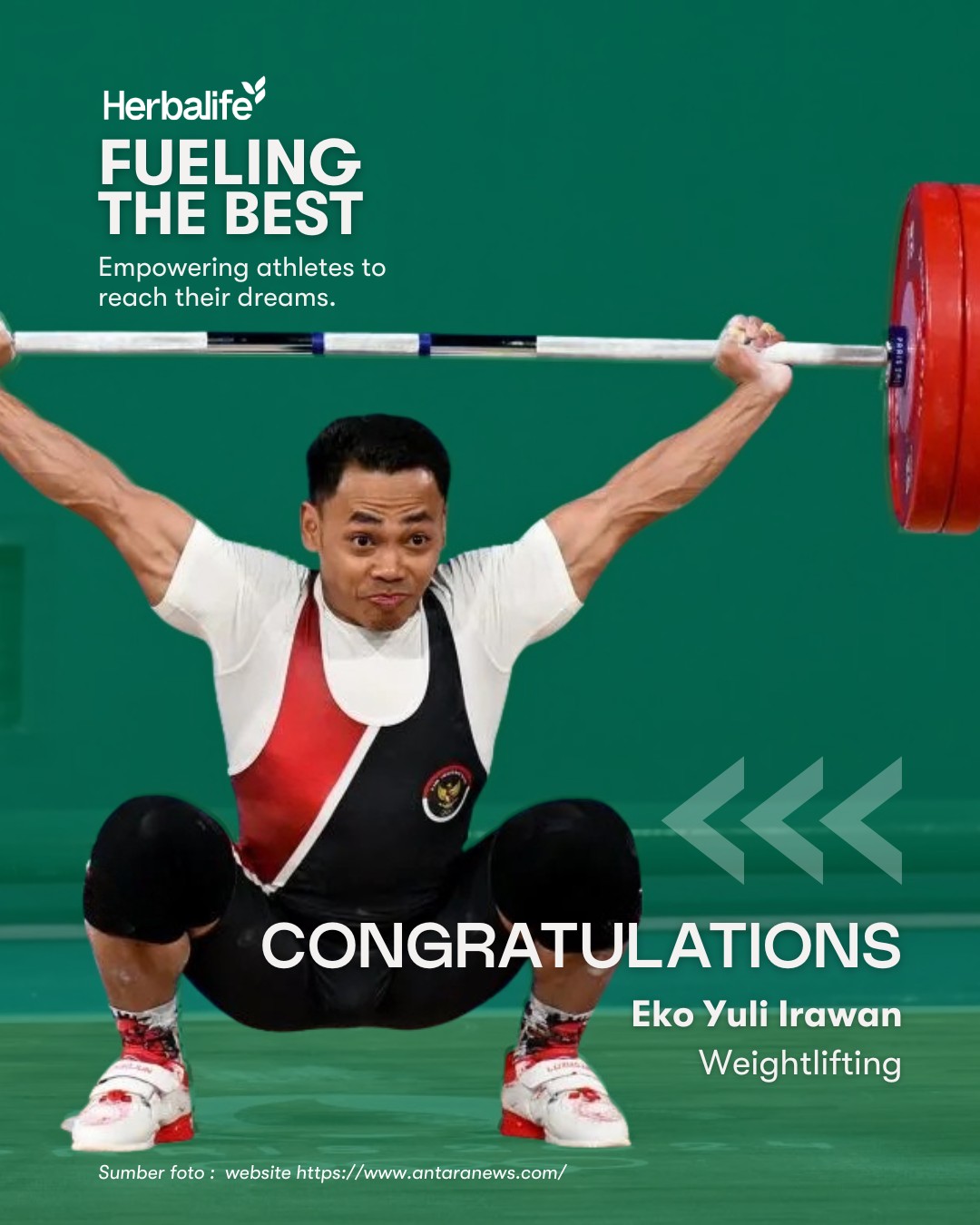 Herbalife - Selamat atas prestasi luar biasa Eko Yuli Irawan kembali ...