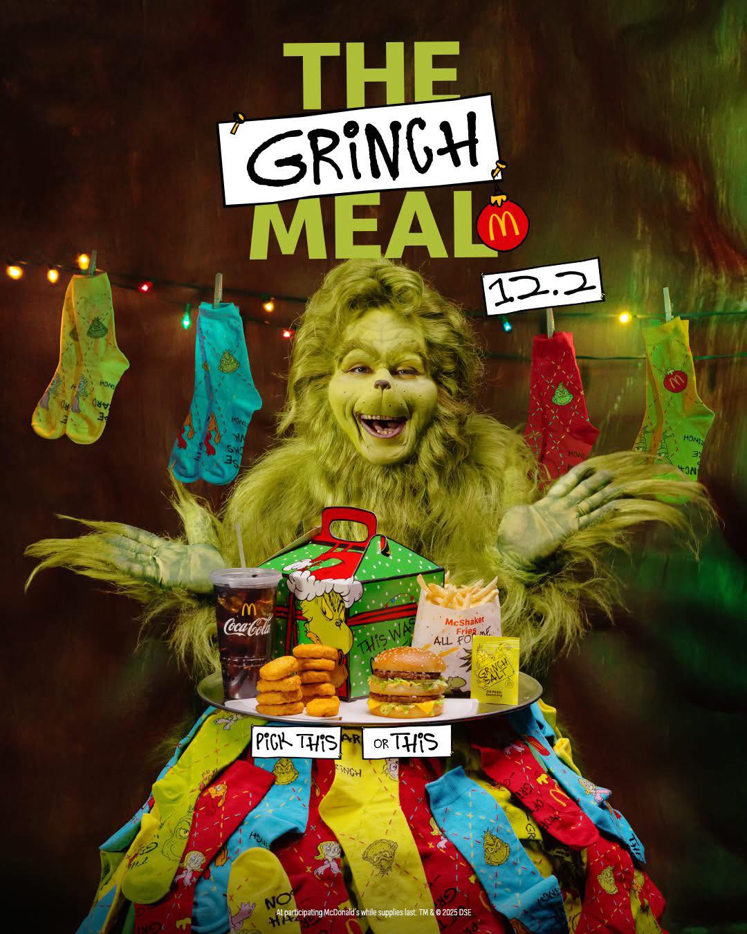 The NEW Grinch menu and meal has been announced by McDonald's