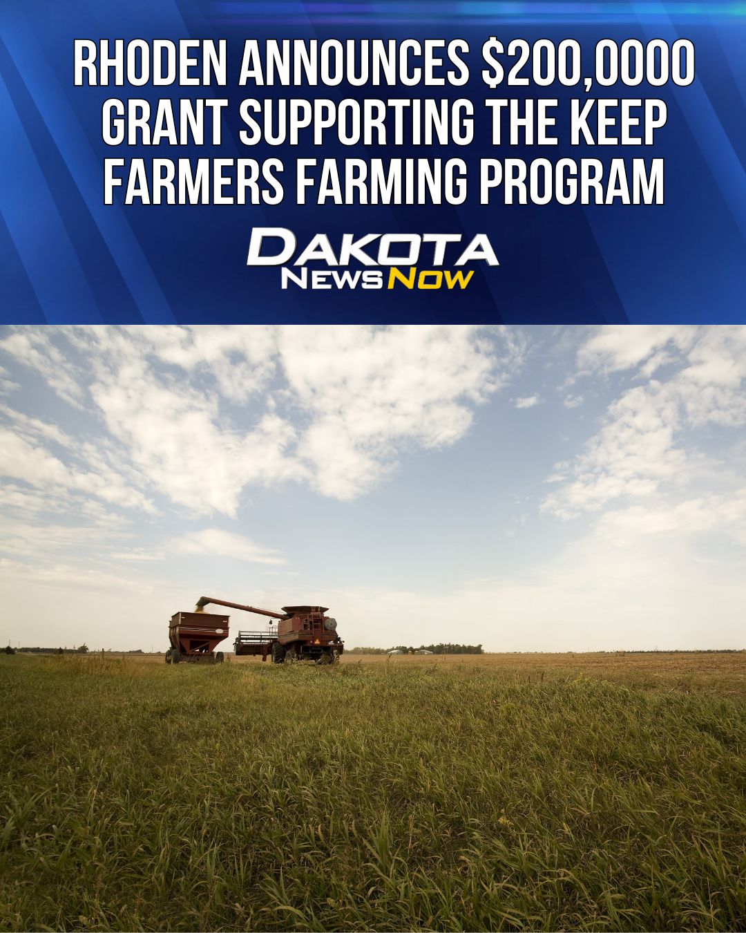 Dakota News Now - On Monday, Governor Rhoden announced a... | Facebook
