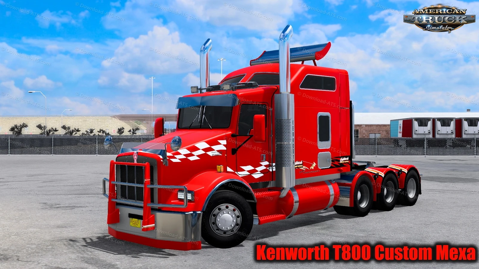 ZagruzkaMods - Kenworth T800 Custom Mexa v1.5 (1.54.x) / ATS Mods ...