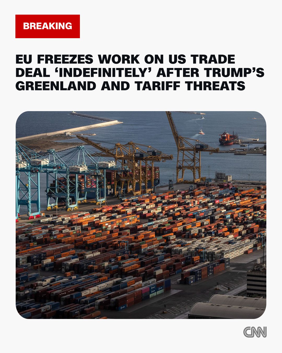 CNN - EU freezes work on US trade deal "indefinitely"... | Facebook