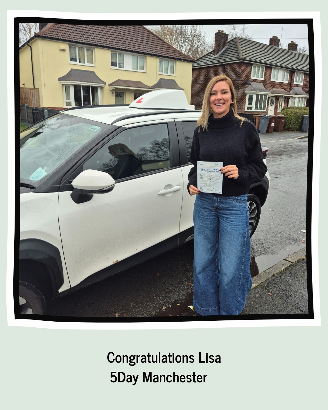 5Day - Huge congratulations to Lisa Lisa has just passed her driving ...