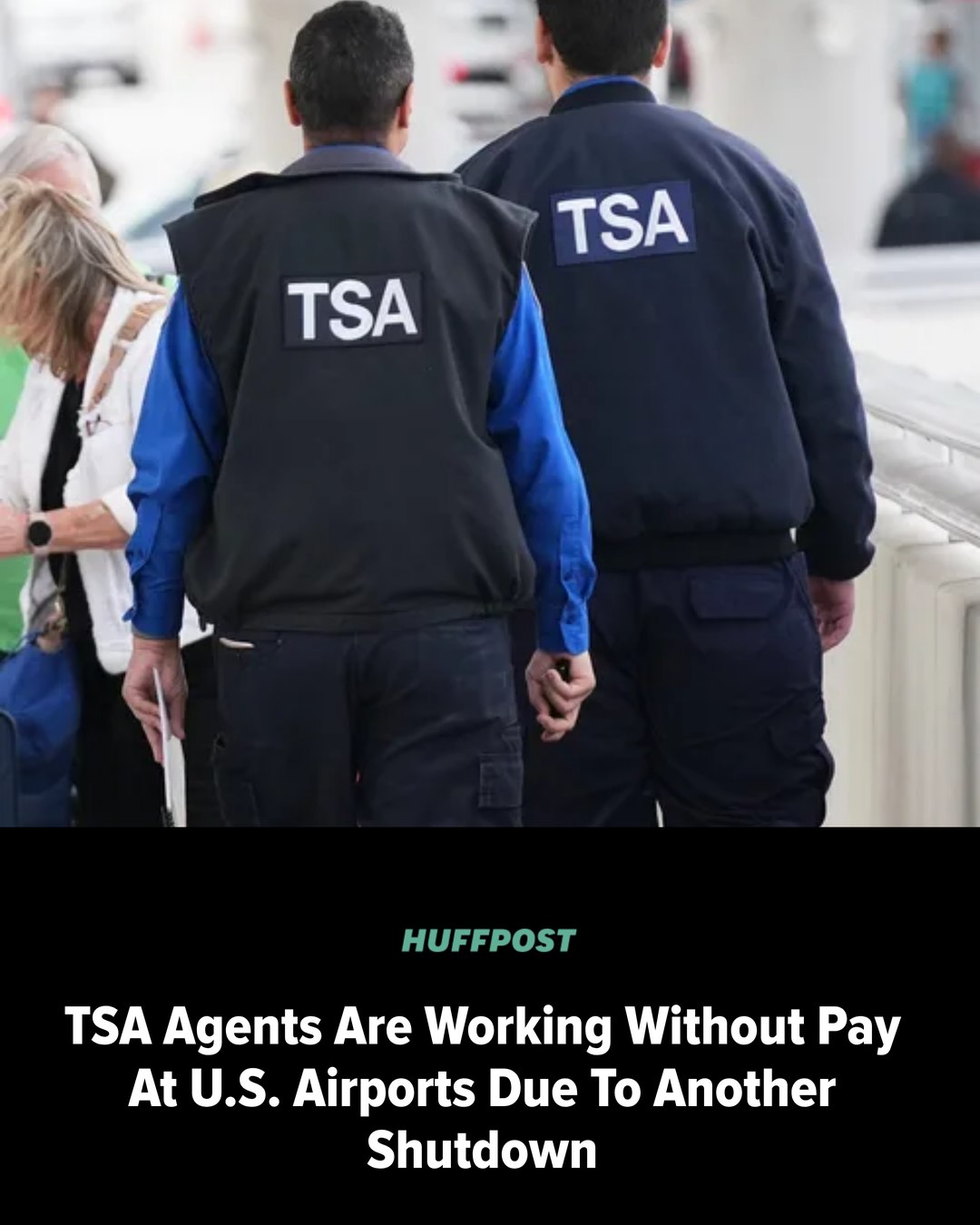 HuffPost Women - TSA officers also worked through the... | Facebook