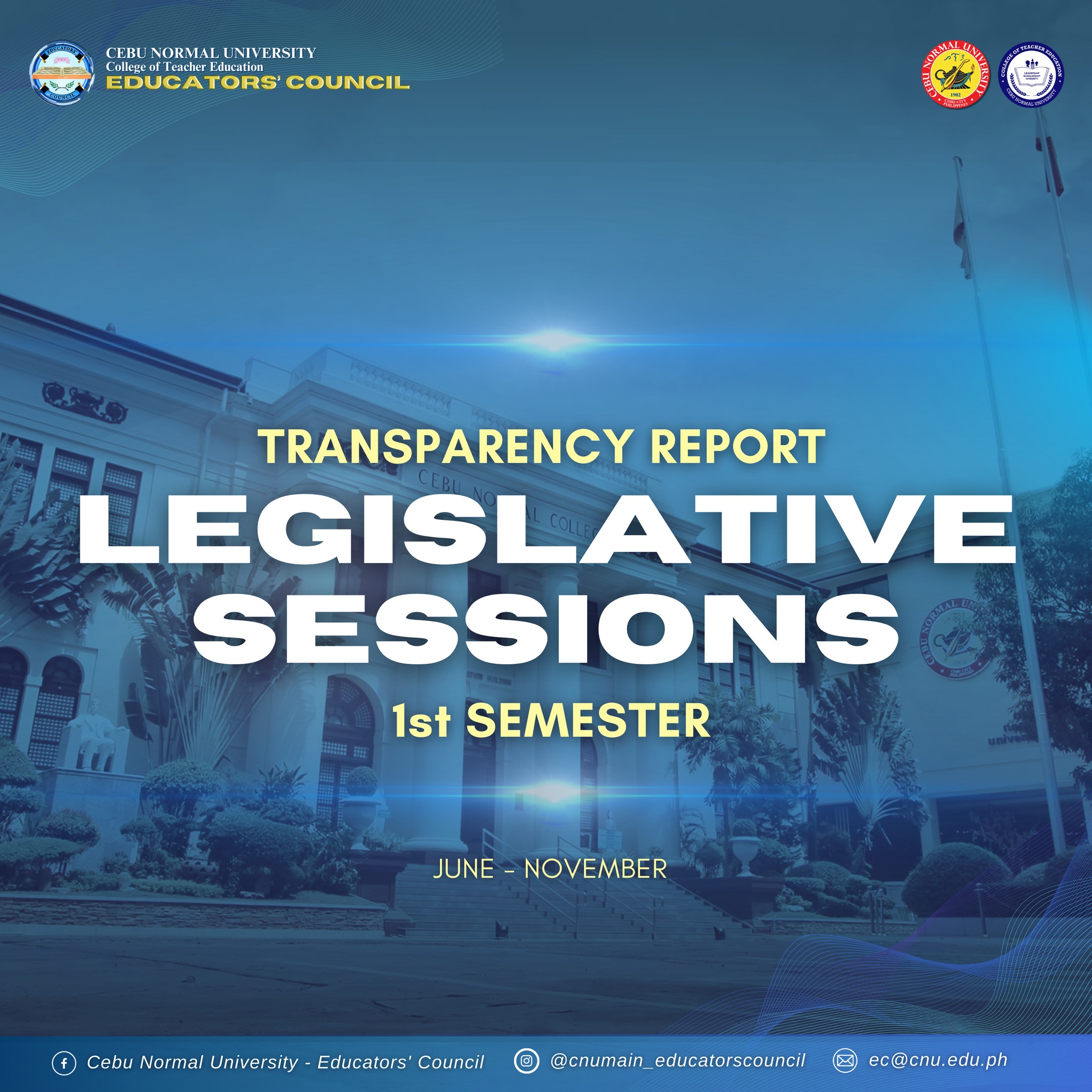 Cebu Normal... - Cebu Normal University - Educators' Council