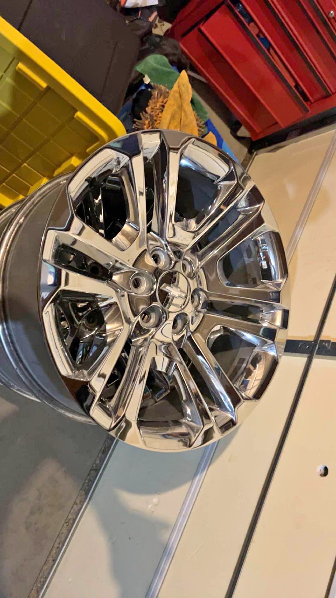 22 in Chrome Chevy Stocks - Car Wheels, Tires & Parts - Highland ...
