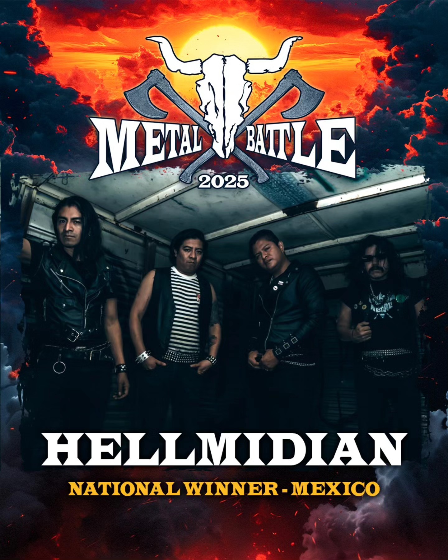 Wacken - @hellmidianoax, the speed-heavy metal band from Oaxaca, has ...
